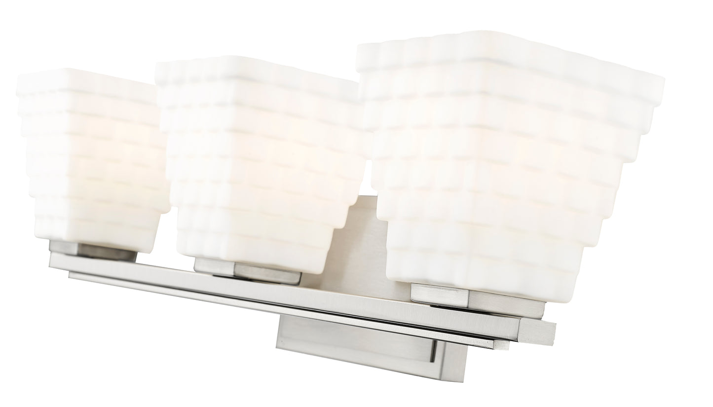 7514-3V-BN - Annalise 3 Light 24" Vanity - Brushed Nickel