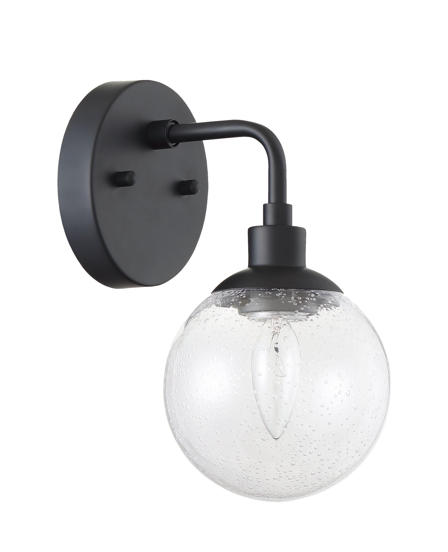 53301-FB - Que 1 Light 10.5" High Wall Sconce - Flat Black