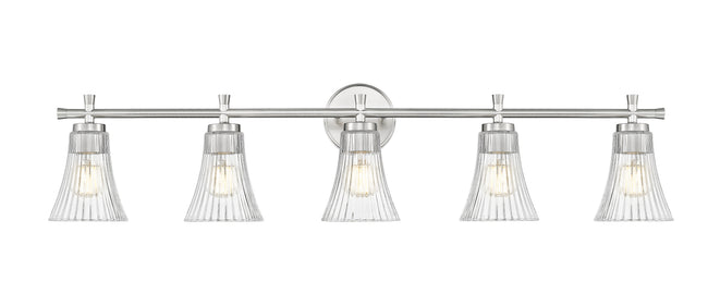 7519-5V-BN - Belle 5 Light 42" Vanity - Brushed Nickel