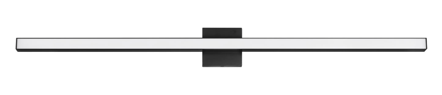 10148FB-LED - Trim 1 Light 48" Wide LED Vanity Light - Flat Black