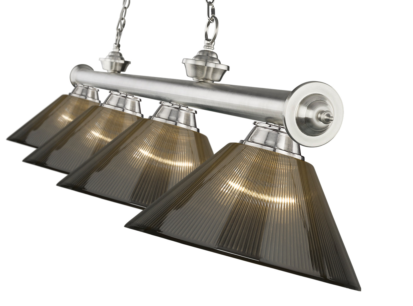 2306-4BN-ARS - Cordon 4 Light 81" Billiard - Brushed Nickel