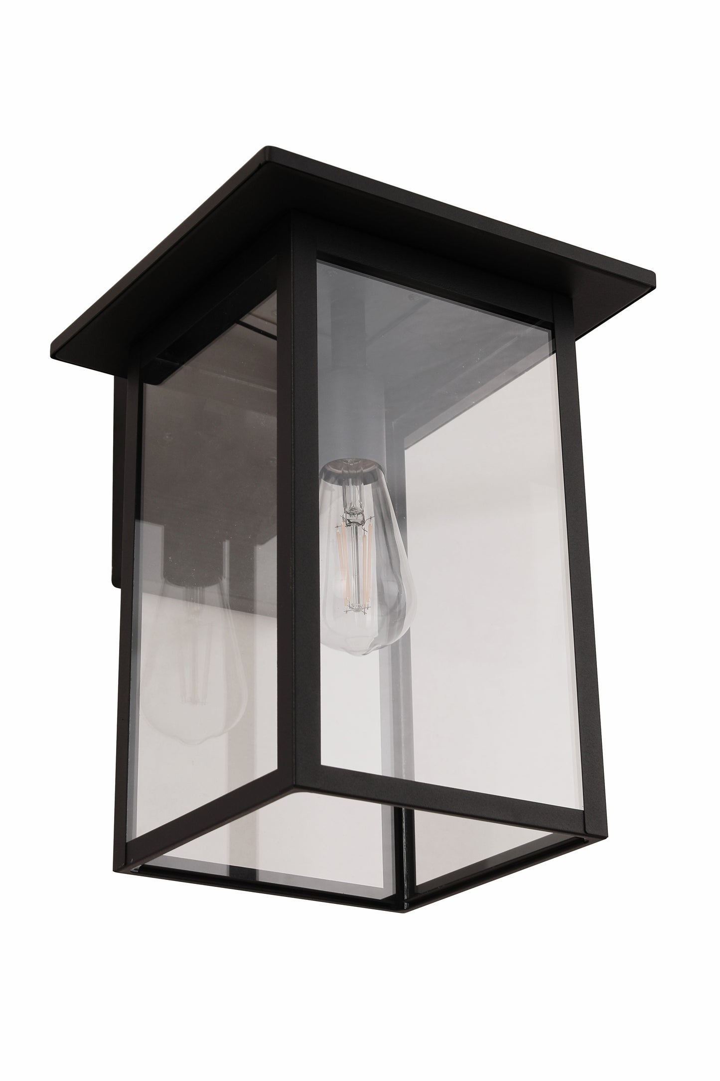 ZA7024-TB - Rock Creek 1 Light 15" High Outdoor Wall Lantern - Textured Black