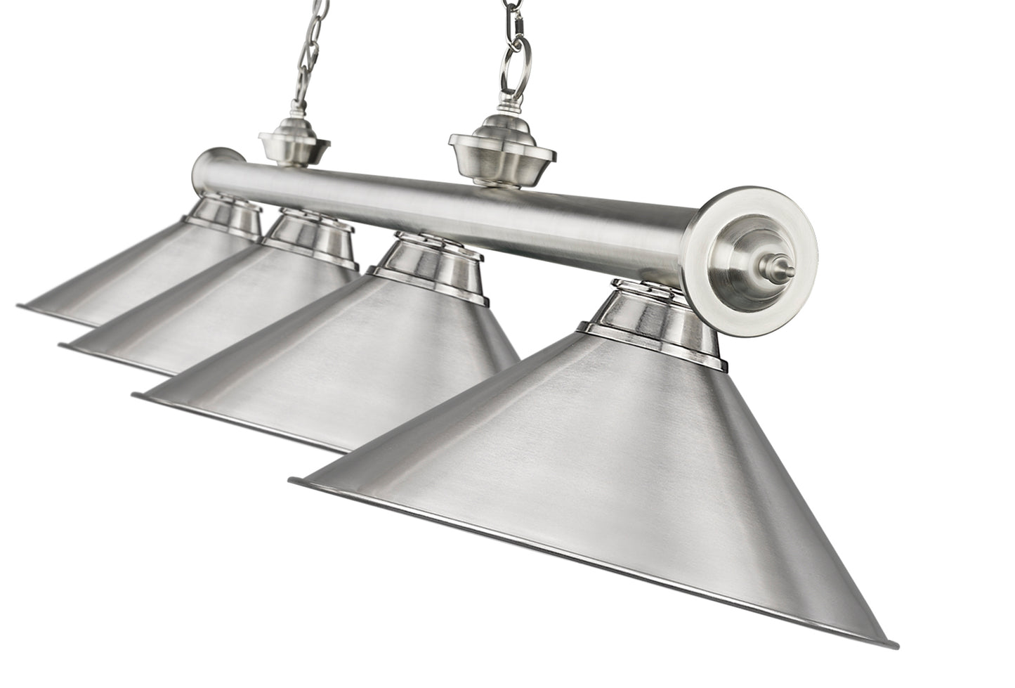2306-4BN-BN15 - Cordon 4 Light 81" Billiard - Brushed Nickel