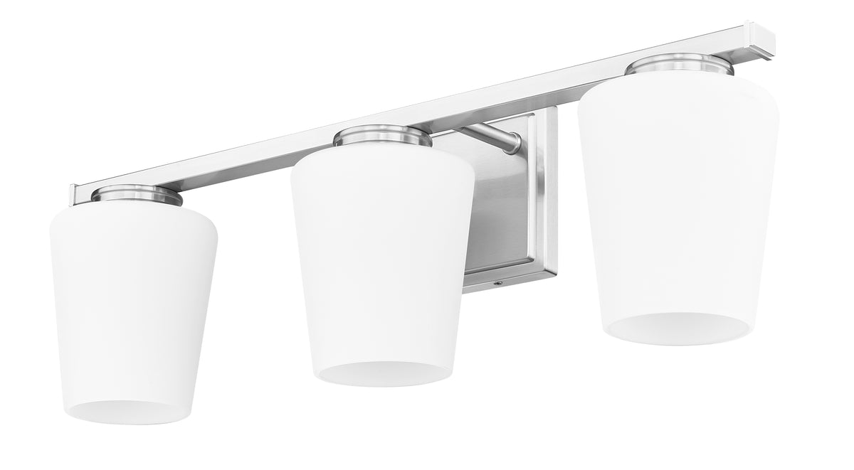 7703-3V-BN - Nextra 3 Light 24" Vanity - Brushed Nickel
