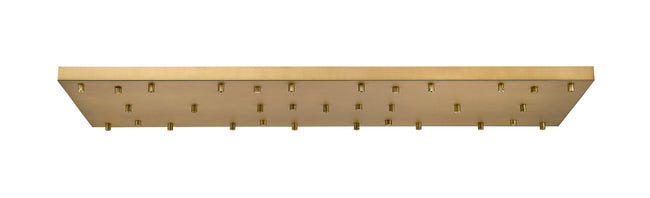 CP5423L-RB - Multi Point Canopy 23 Light Ceiling 18" Plate - Rubbed Brass