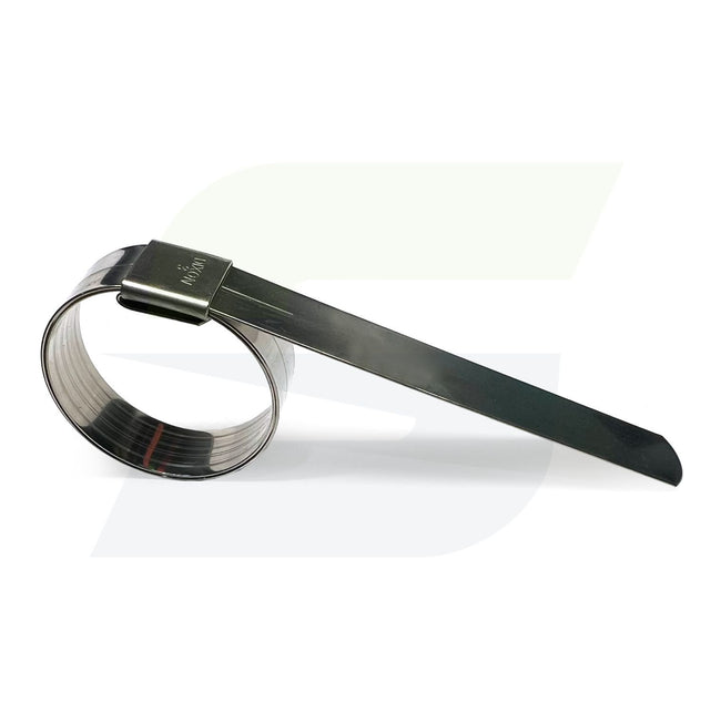 FS6 - 1-1/2" Pre-formed F Series Stainless Steel Center Punch Band Clamp