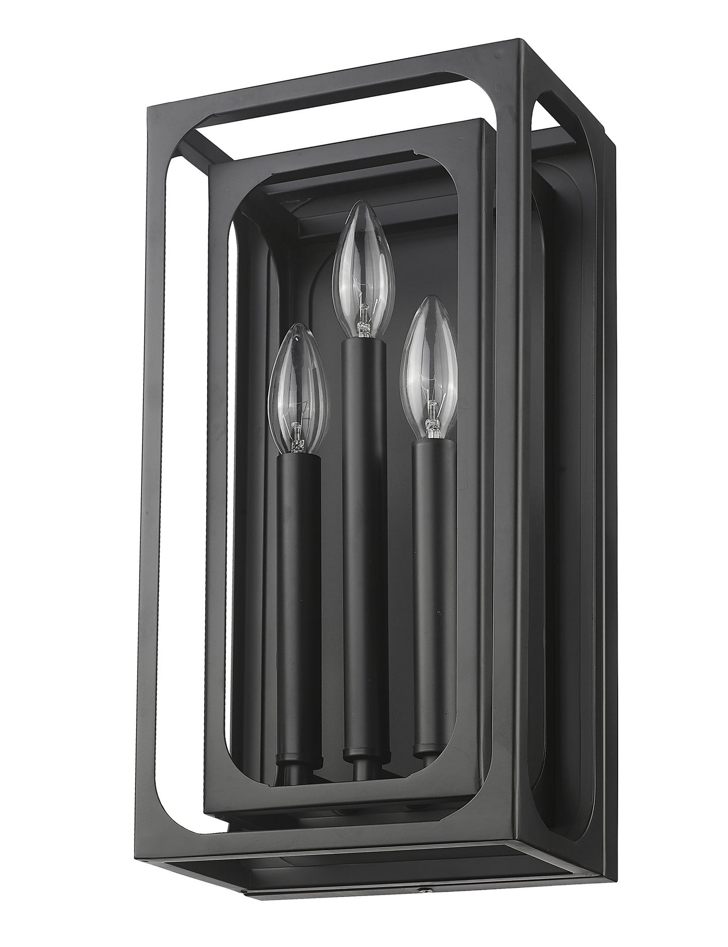 3038-3S-MB - Easton 3 Light Wall 16" Sconce - Matte Black