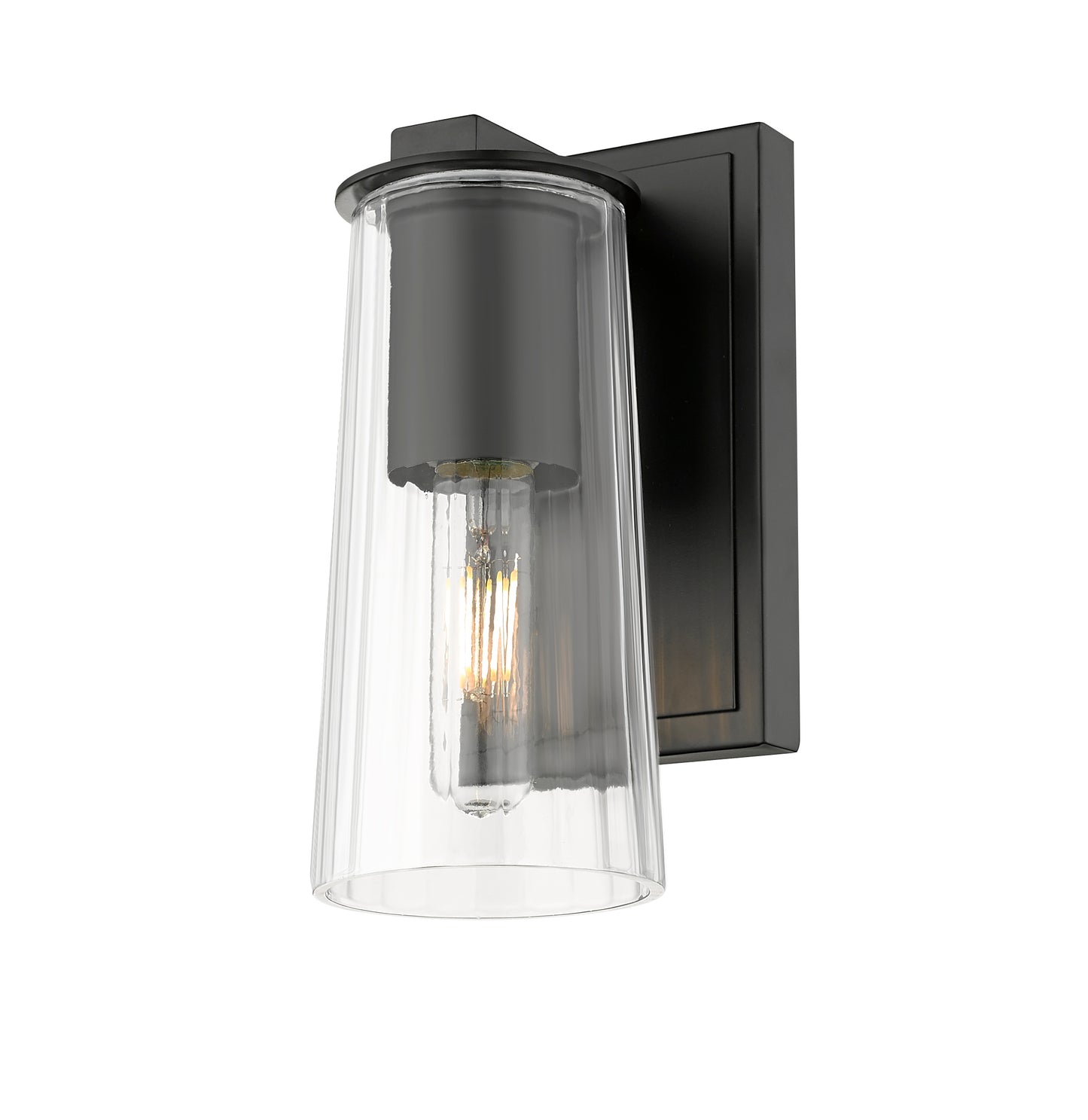 826-1S-MB - Titus 1 Light Wall 10" Sconce - Matte Black