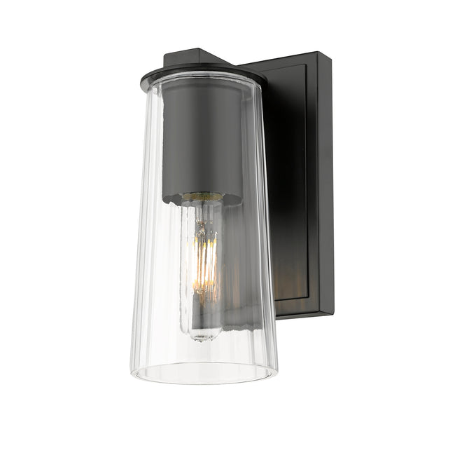 826-1S-MB - Titus 1 Light Wall 10" Sconce - Matte Black