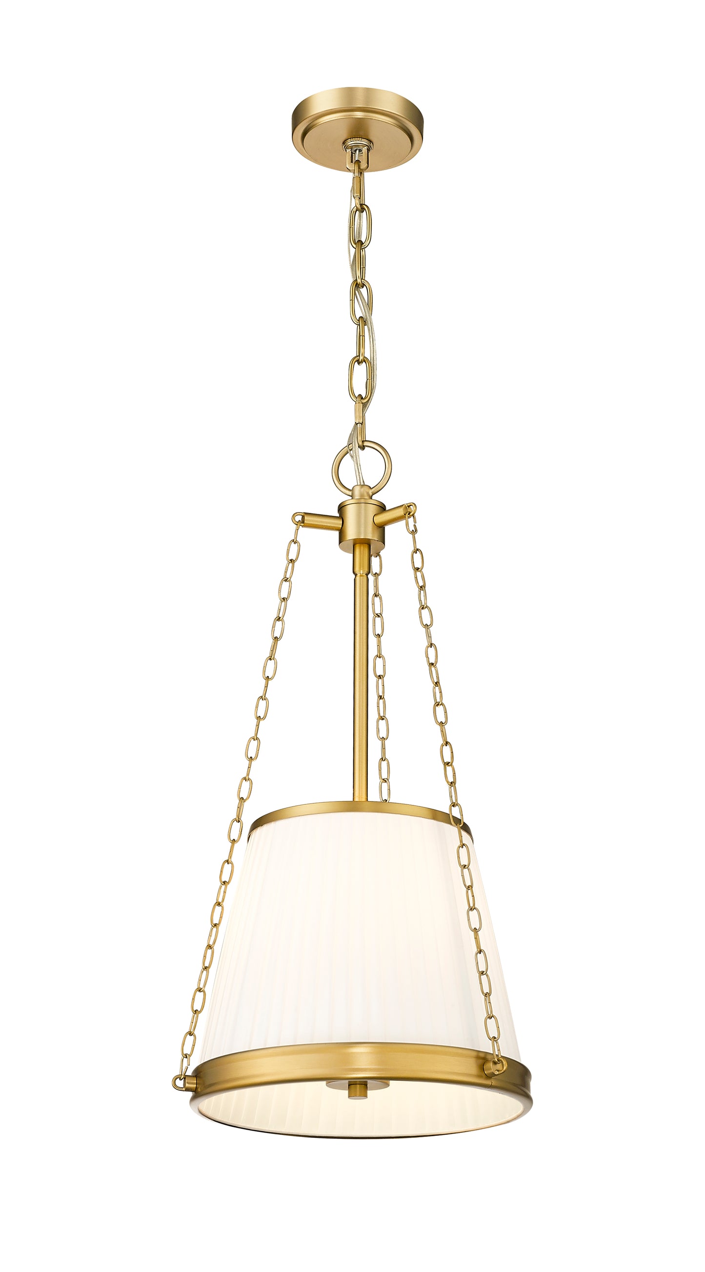 1954P12-MGLD - Madeline 4 Light 12" Pendant - Modern Gold