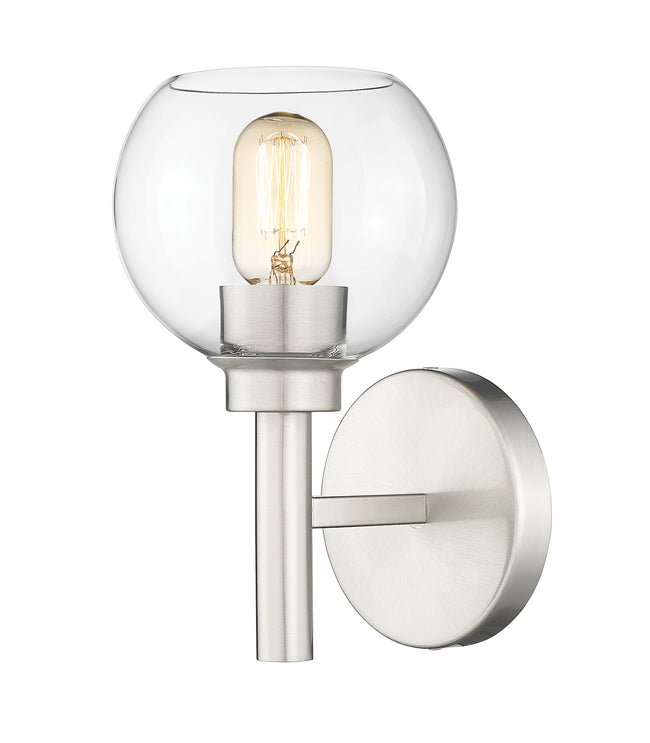 7502-1S-BN - Sutton 1 Light Wall 10" Sconce - Brushed Nickel