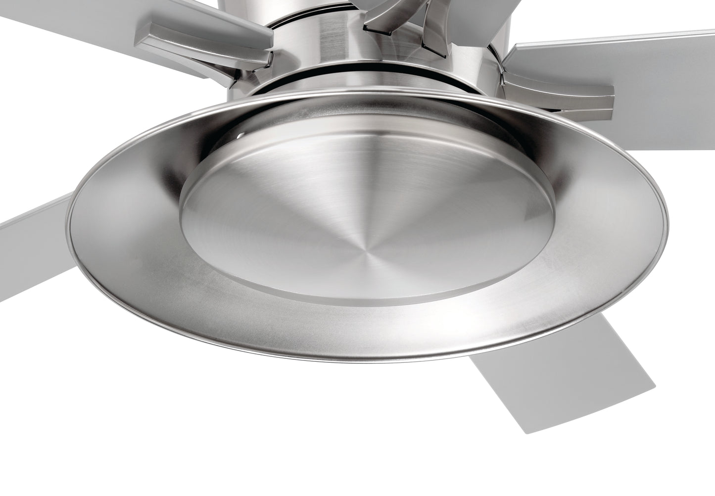 TOP52BNK5 - Topper 52" 5 Blade Indoor Outdoor Ceiling Fan with Light Kit - Brushed Nickel