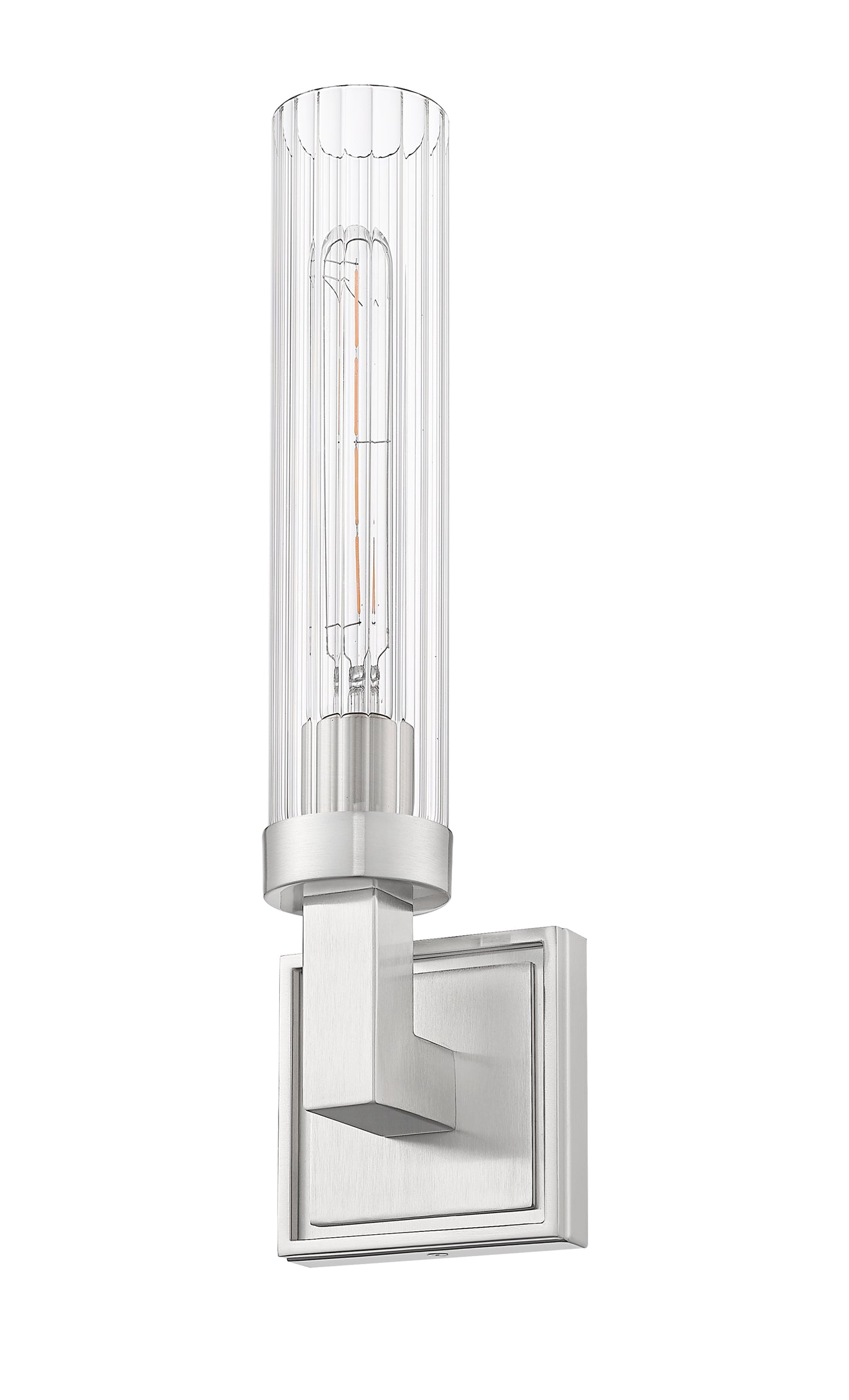 740-1S-BN - Beau 1 Light Wall 17" Sconce - Brushed Nickel