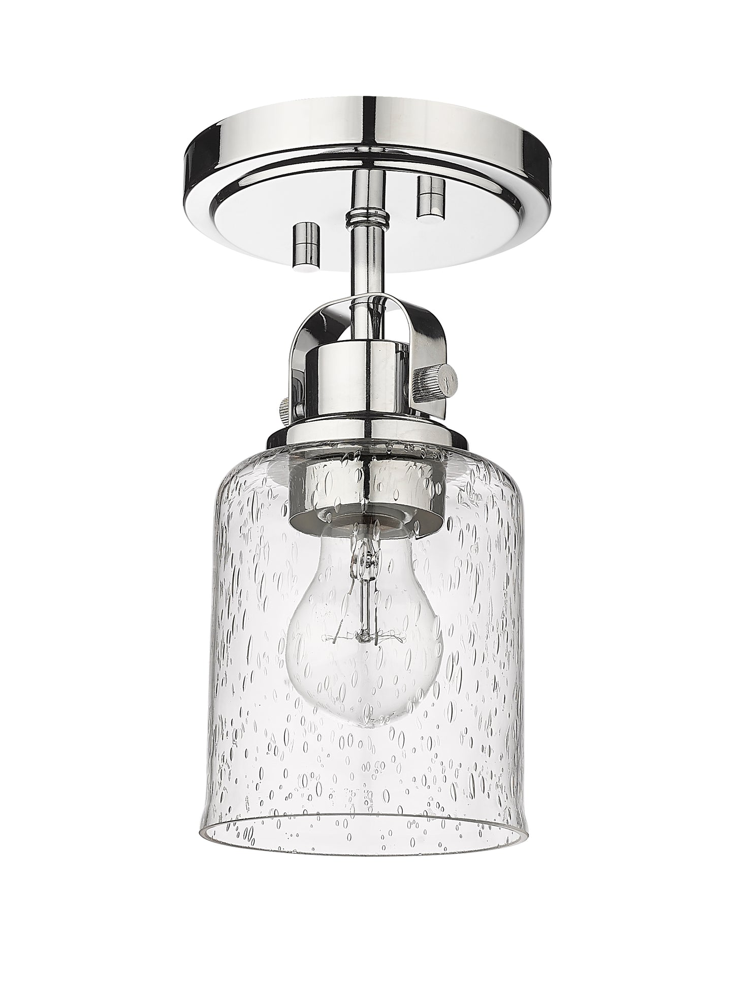 340F1-CH - Kinsley 1 Light Flush 5" Mount - Chrome