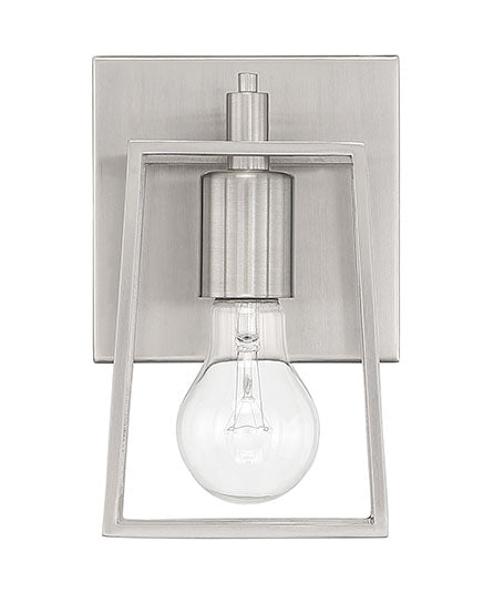 12105BNK1 - Dunn 1 Light 7.88" High Wall Sconce - Brushed Nickel