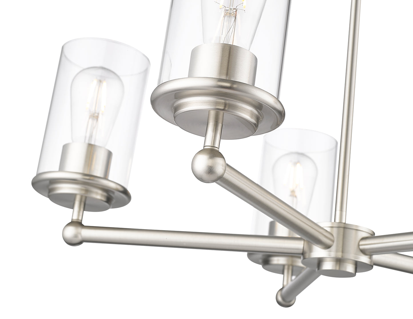 742-5BN - Thayer 5 Light 26" Chandelier - Brushed Nickel