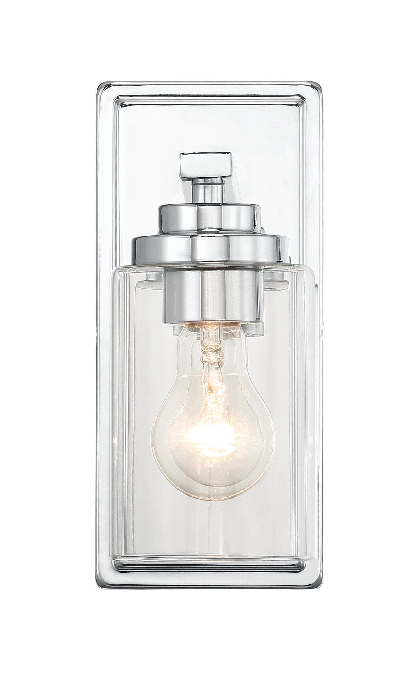 20404CH1 - Clark 1 Light 10" High Wall Sconce - Chrome