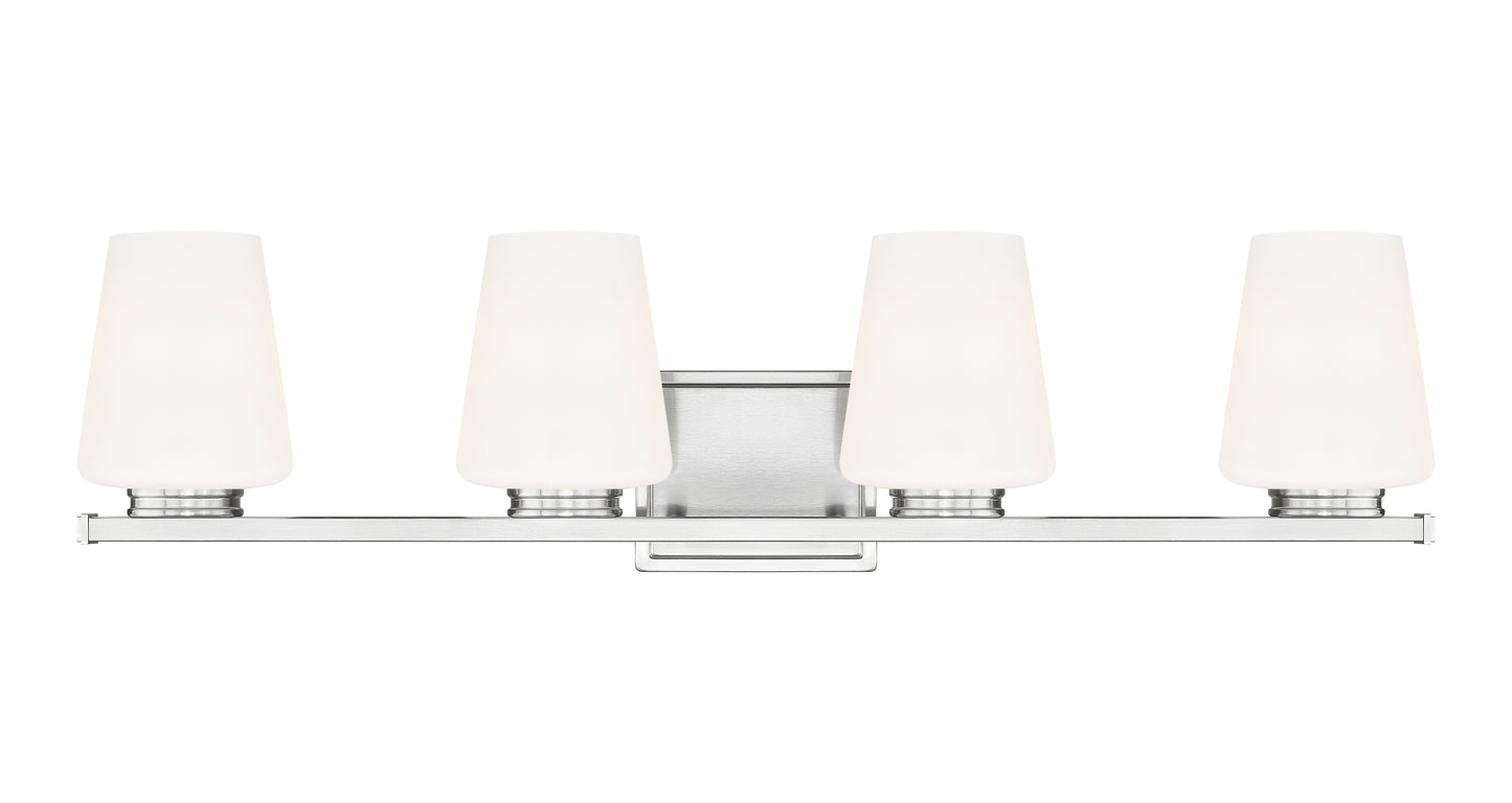 7703-4V-BN - Nextra 4 Light 32" Vanity - Brushed Nickel