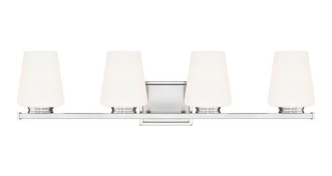 7703-4V-BN - Nextra 4 Light 32" Vanity - Brushed Nickel