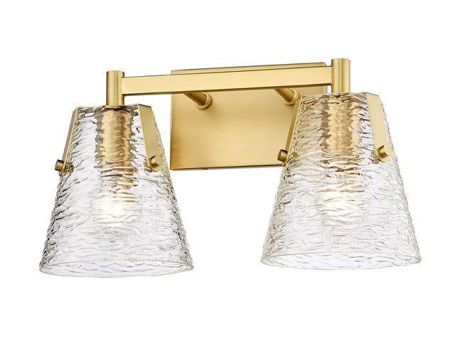 1101-2V-MGLD - Analia 2 Light 16" Vanity - Modern Gold