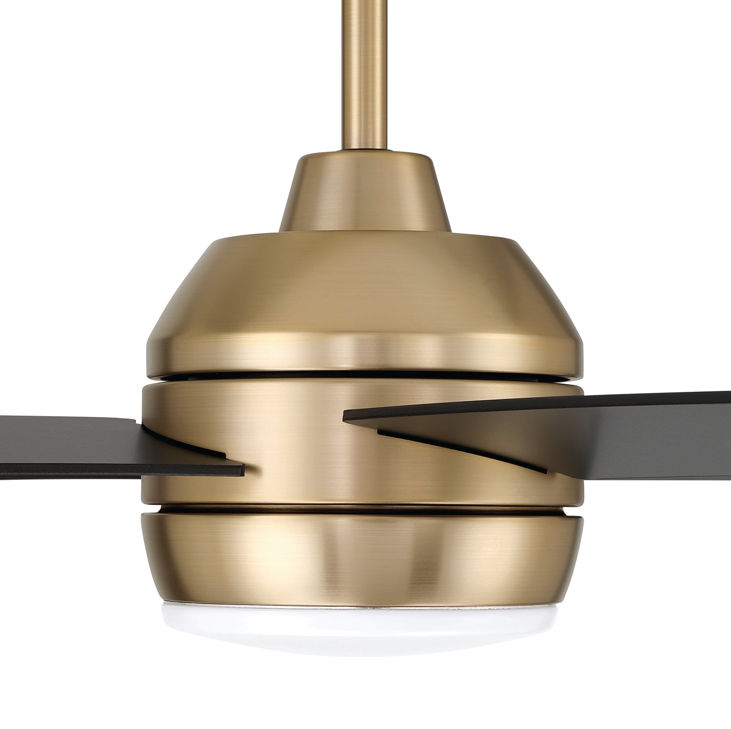 KLS52SB4 - Kelsey 52" 4-blade Indoor Ceiling Fan 52" 4 Blade Ceiling Fan with Light Kit - Satin Brass
