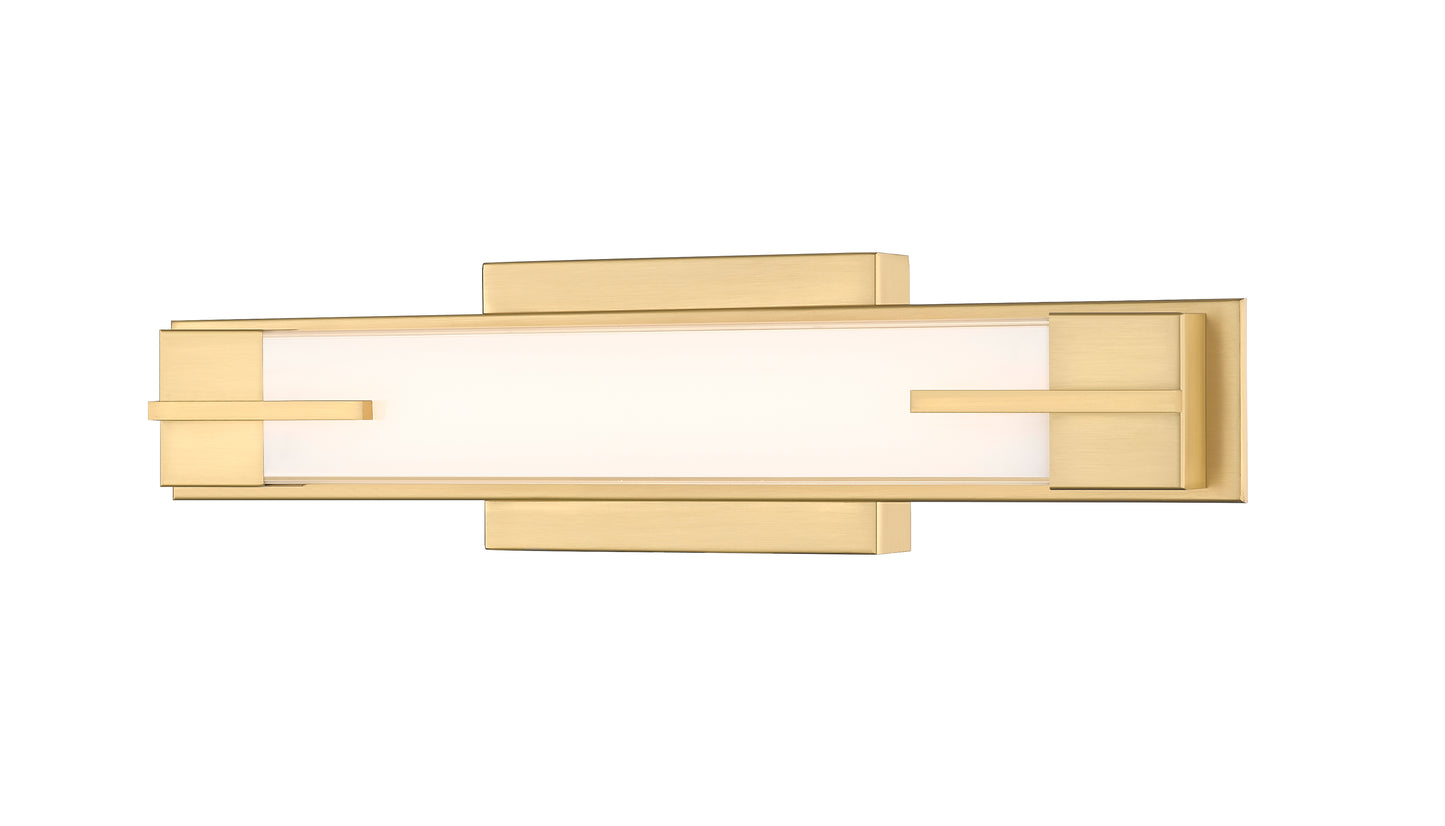 4100-18W-MGLD-LED - Chase 1 Light 18" Vanity - Modern Gold