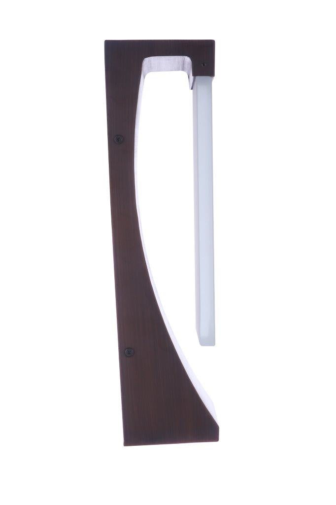 ZA5814-ABZ-LED - Vault 1 Light 15" High Outdoor Wall Lantern - Aged Bronze Brushed