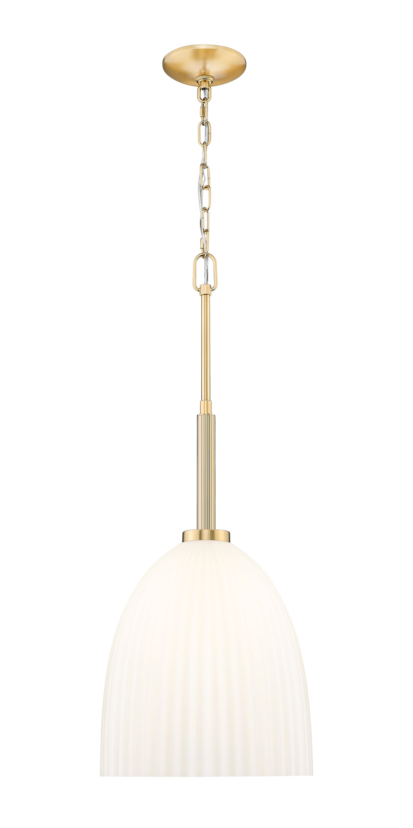 7518P11-MGLD - Naya 1 Light 12" Pendant - Modern Gold