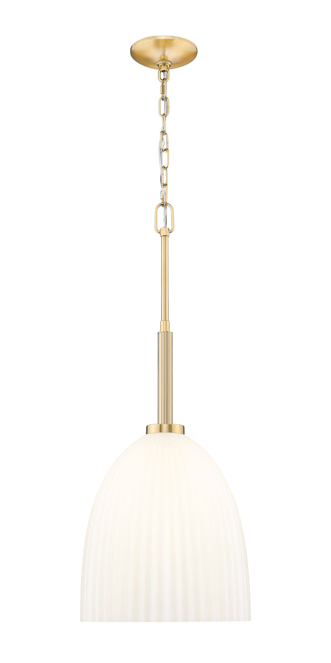 7518P11-MGLD - Naya 1 Light 12" Pendant - Modern Gold