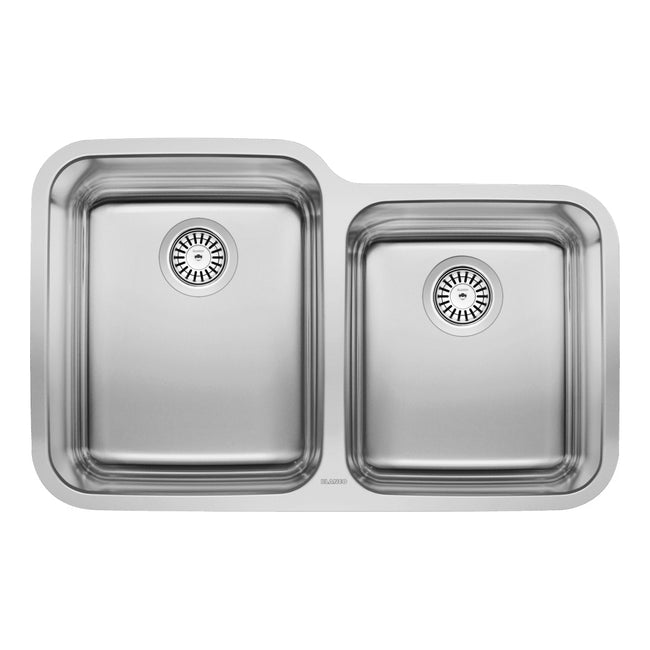 441023 - 32" Stellar 1-3/4 Dual Bowl Stainless Steel Undermount Kitchen Sink