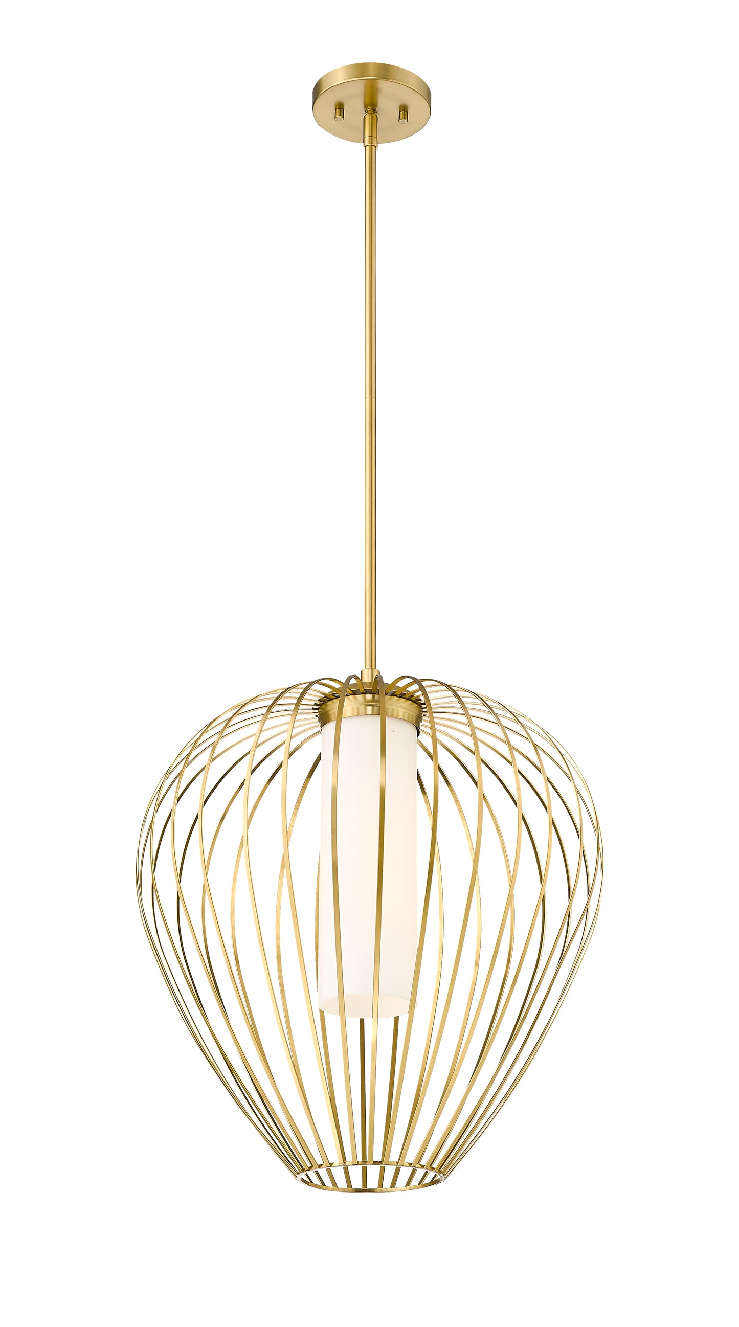 7507-18MGLD - Savanti 1 Light 18" Pendant - Modern Gold