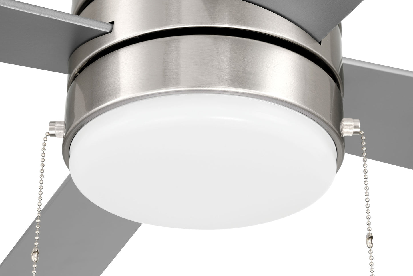 MCY52BNK4-PC - McCoy 52 4 Blade with Pull Chains 52" 4 Blade Ceiling Fan with Light Kit - Brushed Nickel