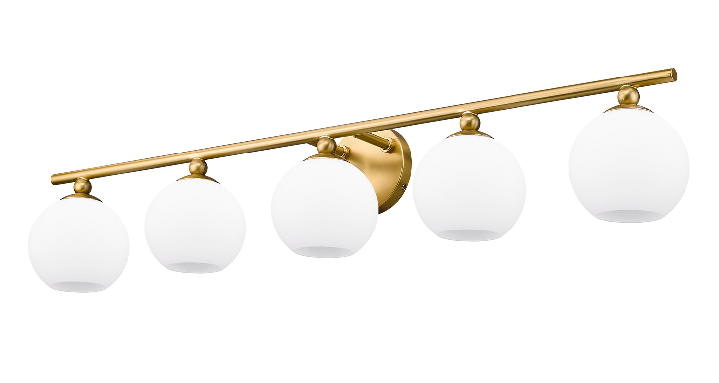 1100-5V-MGLD - Neoma 5 Light 38" Vanity - Modern Gold
