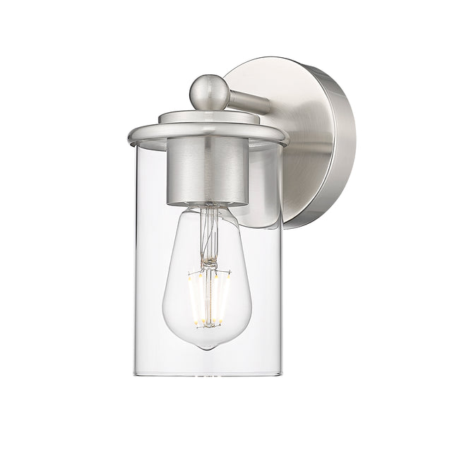 742-1S-BN - Thayer 1 Light Wall 9" Sconce - Brushed Nickel