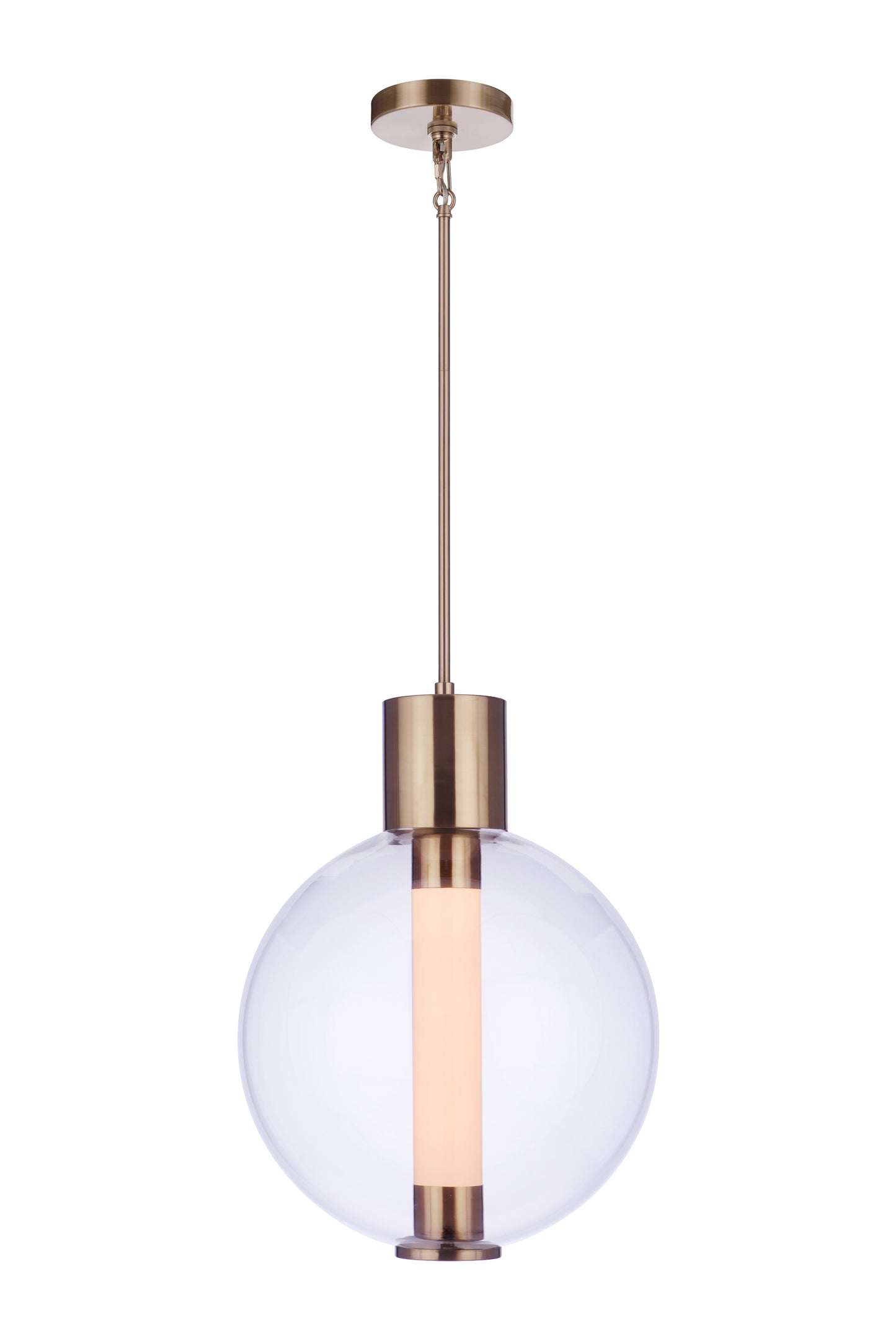 P995SB-LED - Watson 16" Wide Pendant - Satin Brass