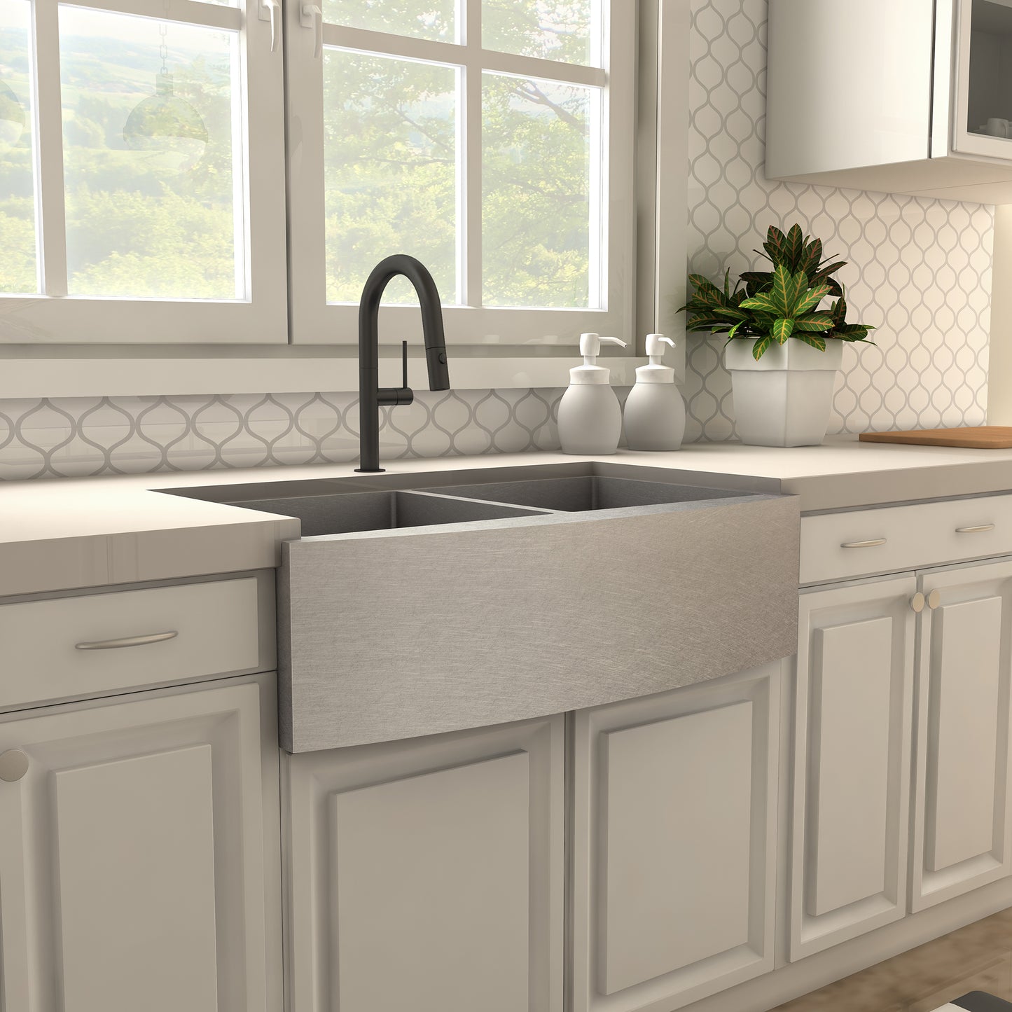 VLT-KF-MB - Voltaire Kitchen Faucet in Matte Black