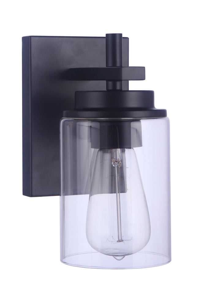 17405FB1 - Reeves 1 Light 7.75" High Wall Sconce - Flat Black