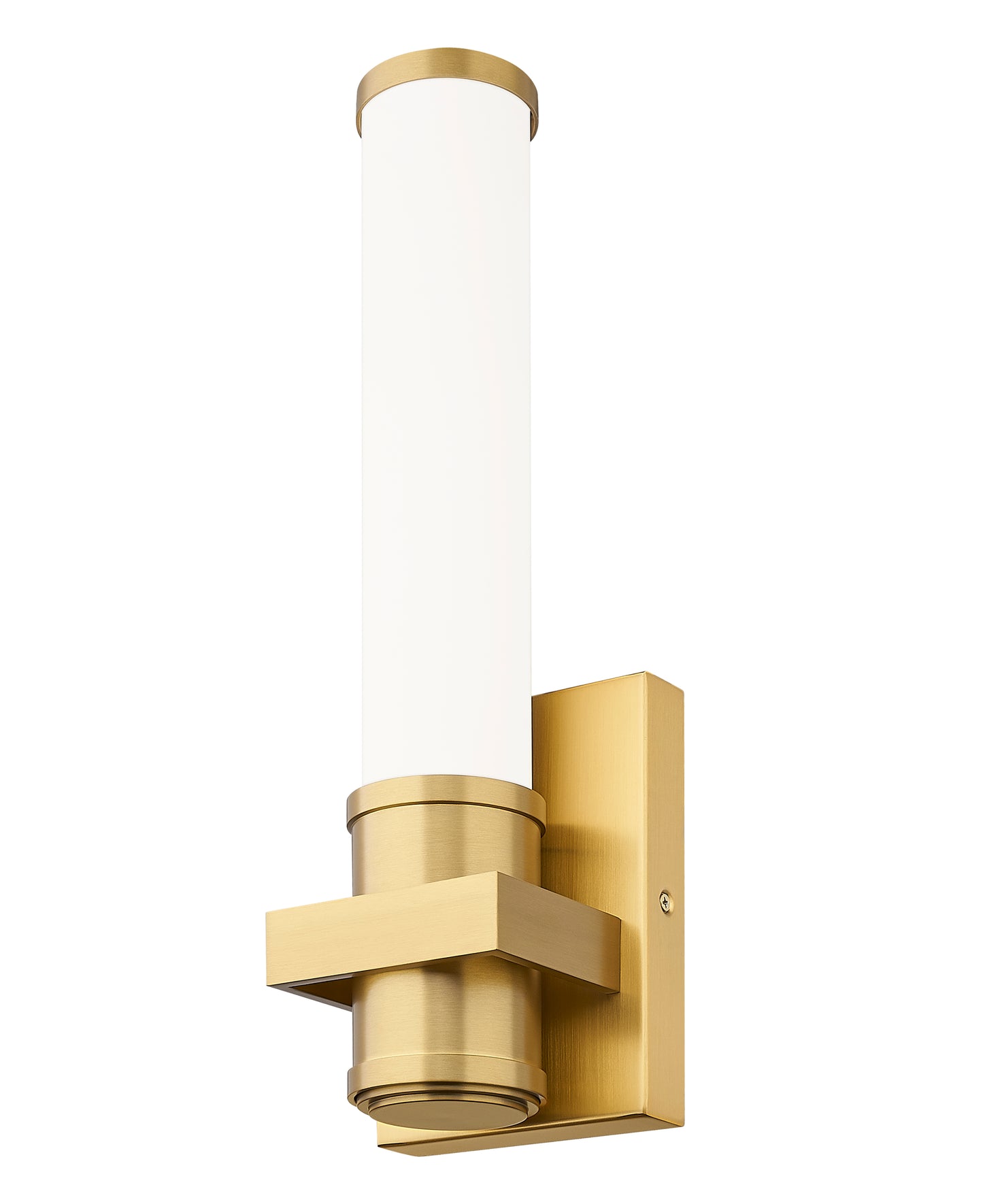 1019-1S-MGLD-LED - Idris 1 Light Wall 16" Sconce - Modern Gold