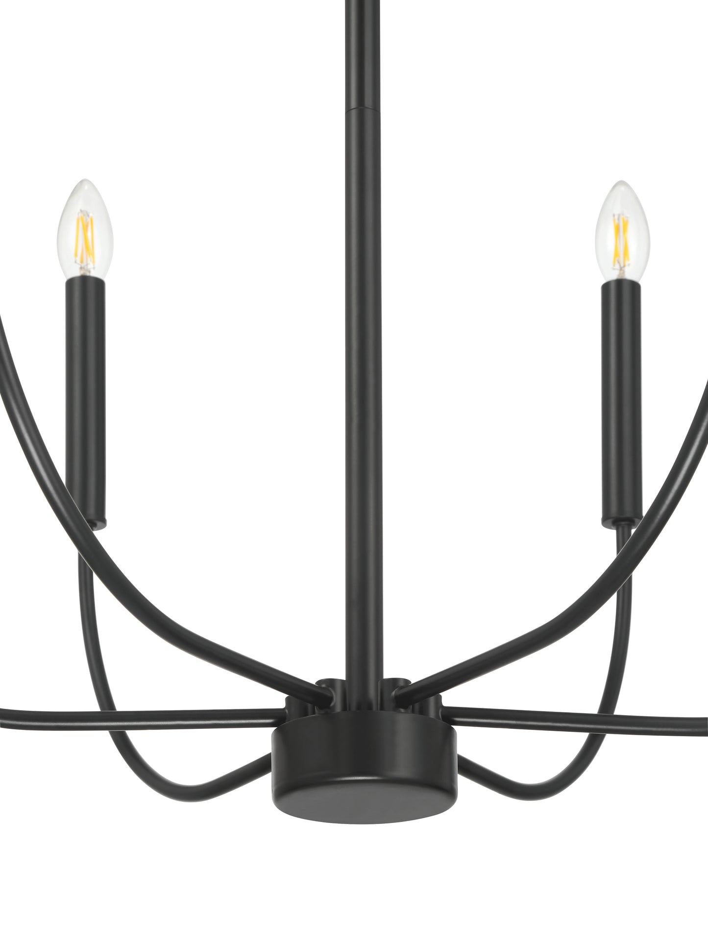 59826-FB - Traci 6 Light 26" Wide Chandelier - Flat Black