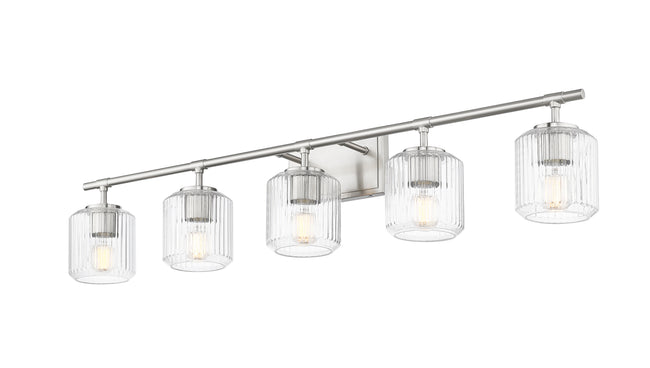 7515-5V-BN - Landon 5 Light 42" Vanity - Brushed Nickel