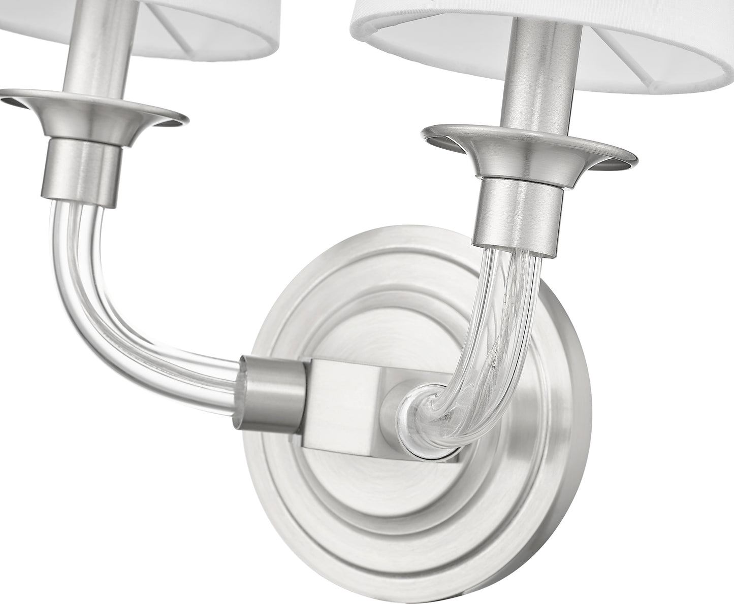 1950-2S-BN - Katerina 2 Light Wall 13" Sconce - Brushed Nickel
