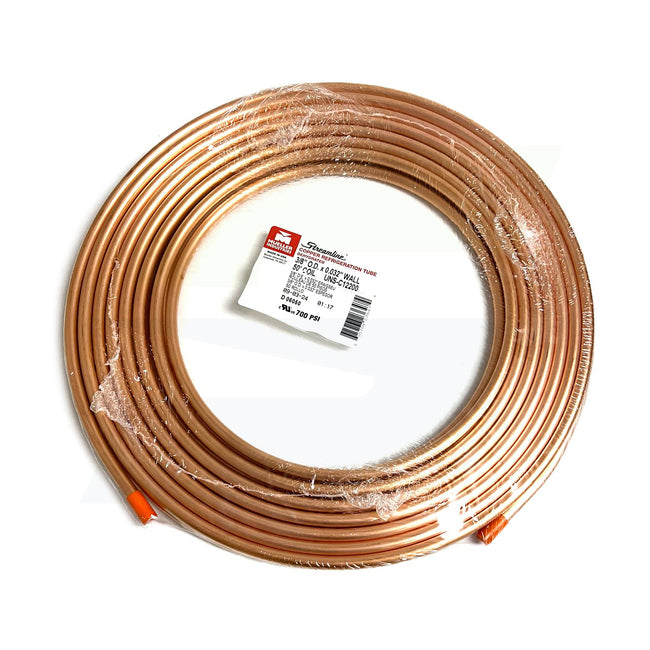 D 04050 - Copper Refrigeration Tube - 3/8" x 50' Coil