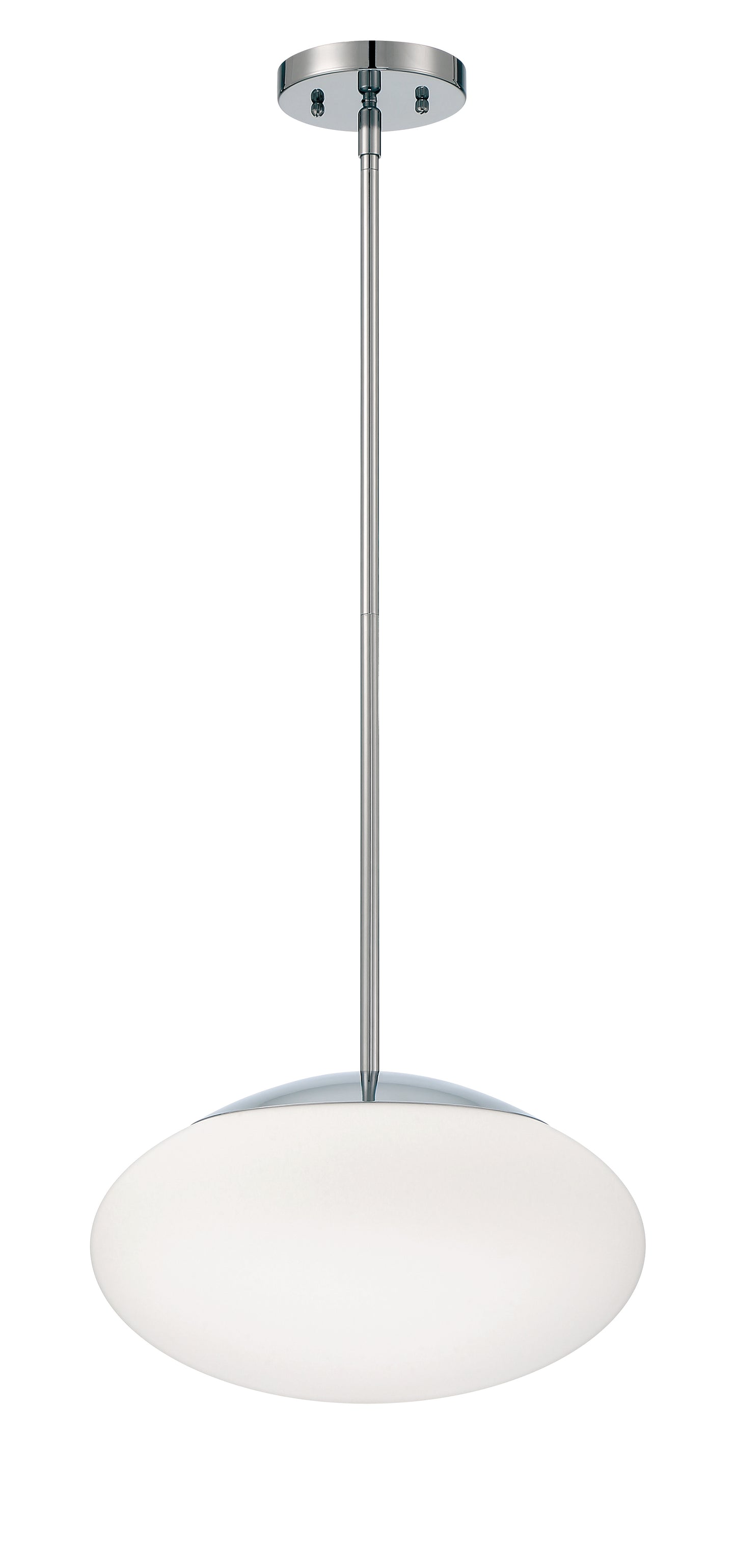 56894-CH-WG - Gaze 1 Light 14" Wide Pendant - Chrome