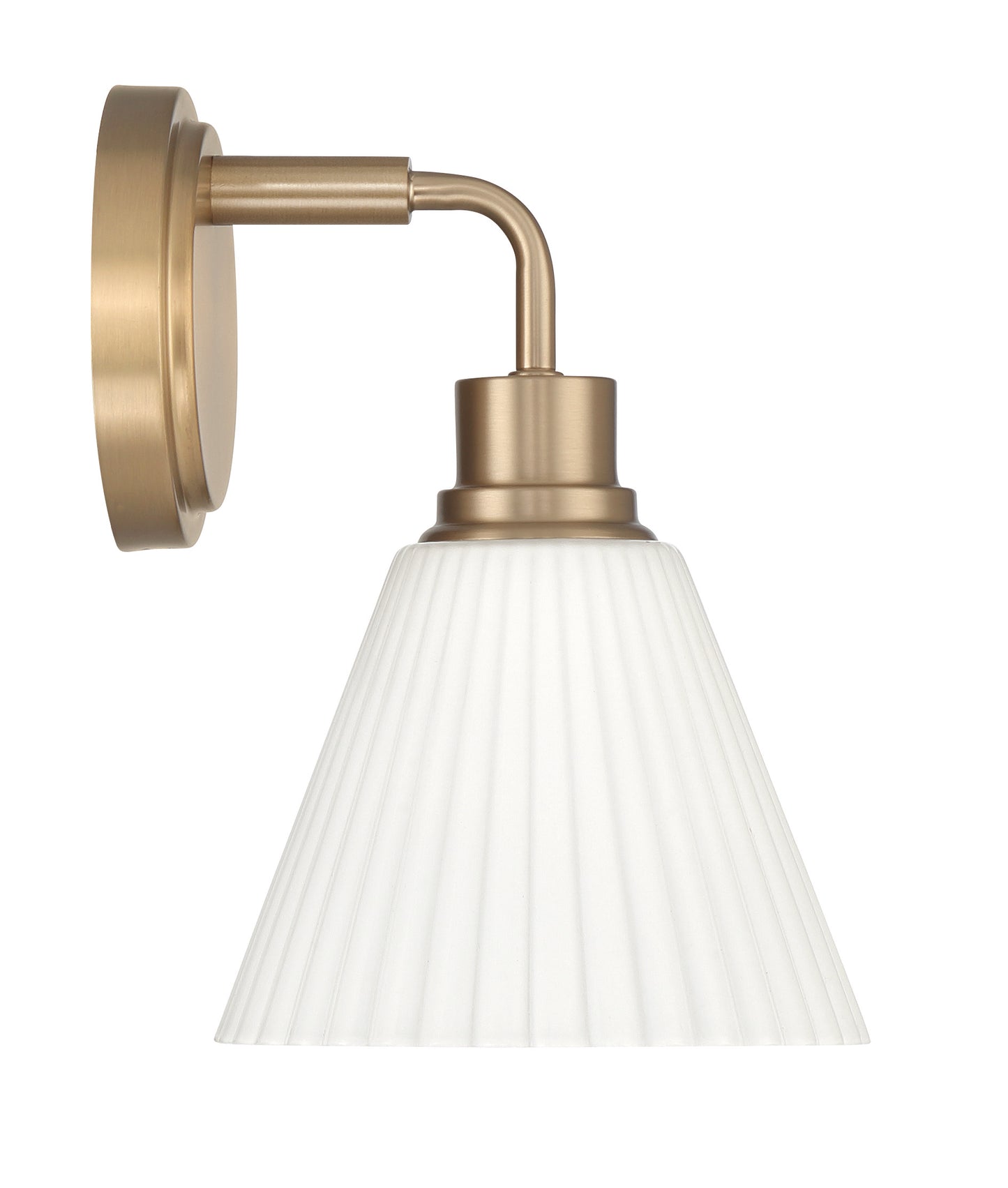 62301-CPZ - Pleated II 1 Light 10.38" High Wall Sconce - Premium Bronze