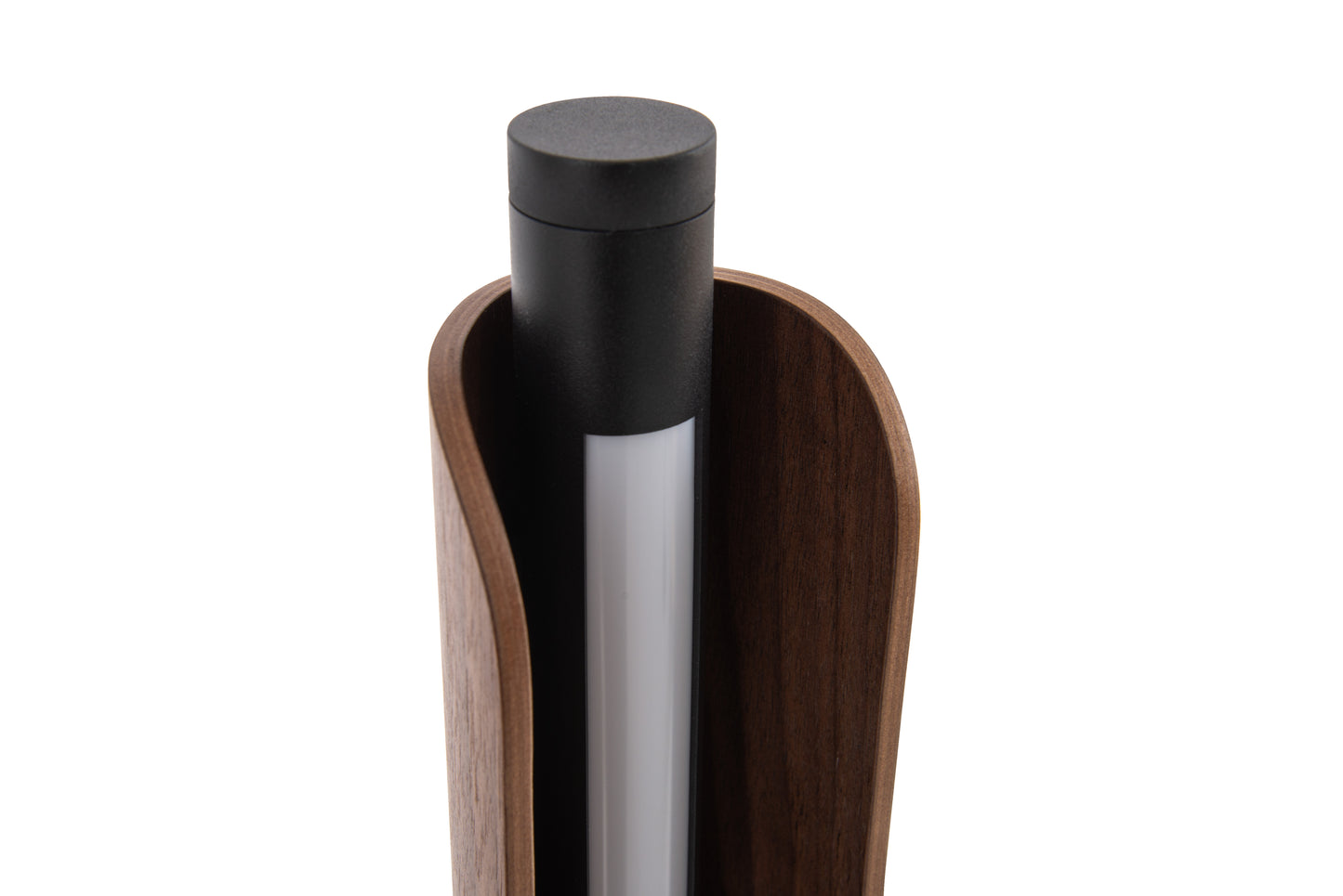 87030FBWAL-T - Cameron 1 Light 21" High Table Lamp - Flat Black / Walnut