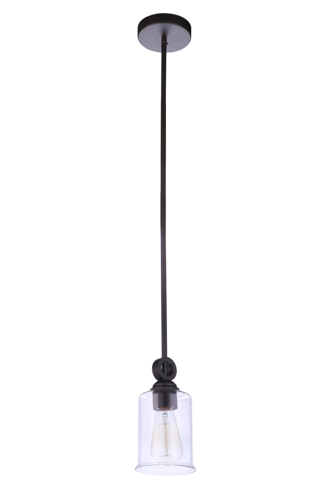 56491-ESP - Romero 1 Light 5" Wide Mini Pendant - Espresso