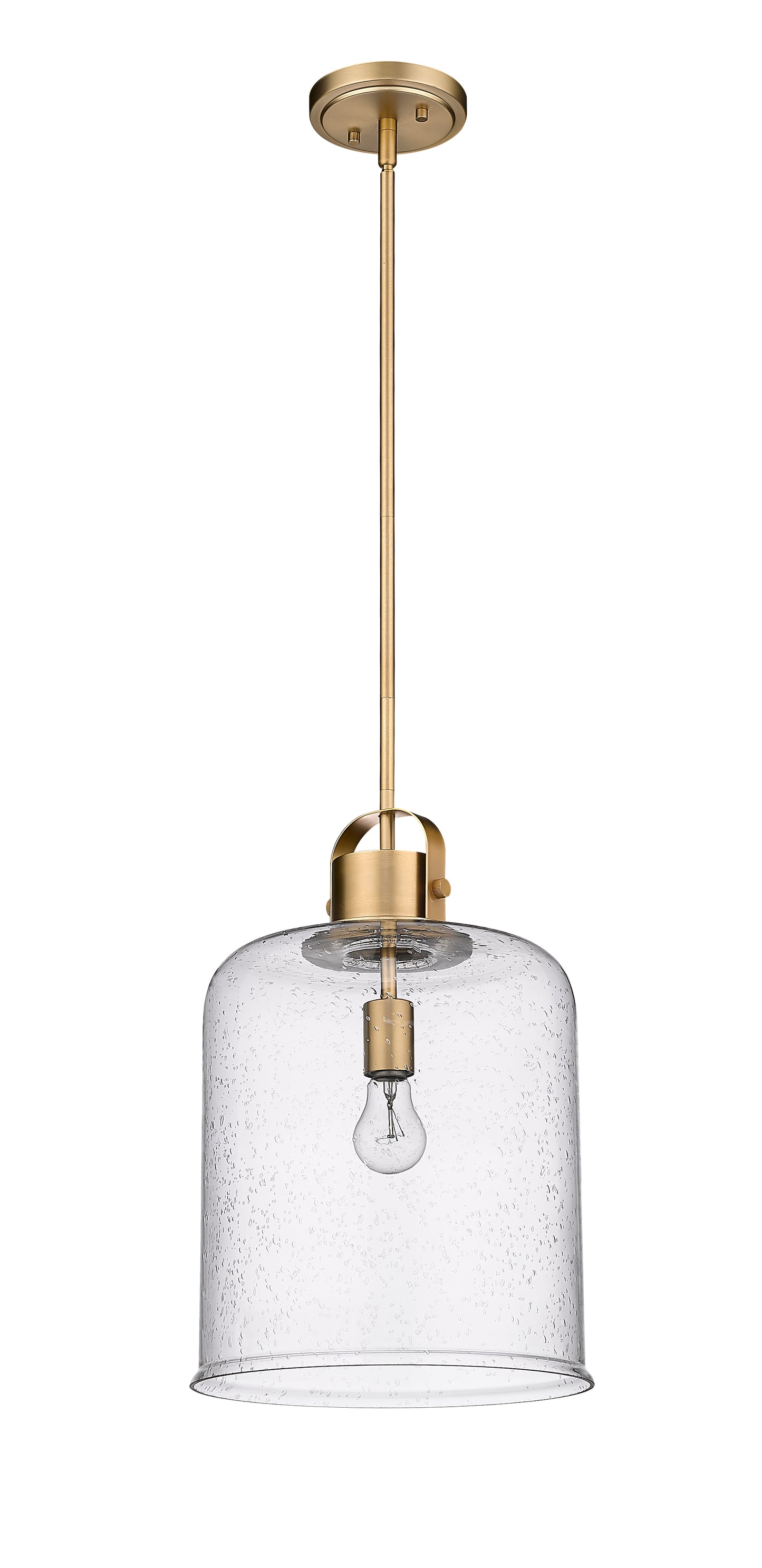 340P12-HG - Kinsley 1 Light 12" Pendant - Heirloom Gold