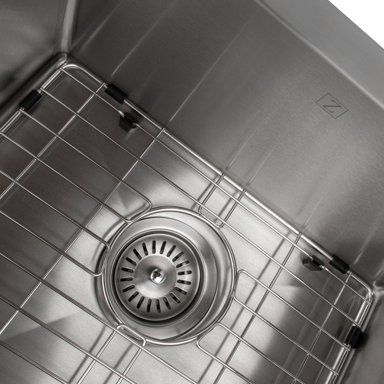 SA50D-36 - 36" Niseko Farmhouse Apron Mount Double Bowl Stainless Steel Kitchen Sink with Bottom Grid