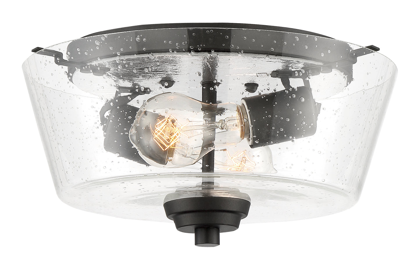 41982-ESP-CS - Grace 2 Light 13" Wide Flush Mount - Espresso
