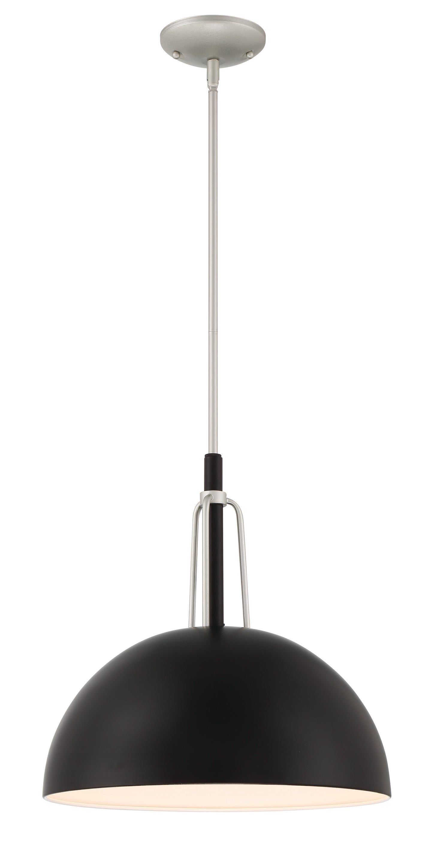 ZA4921-MNSA - Kahn 1 Light 16" Wide Outdoor Pendant - Midnight / Satin Aluminum